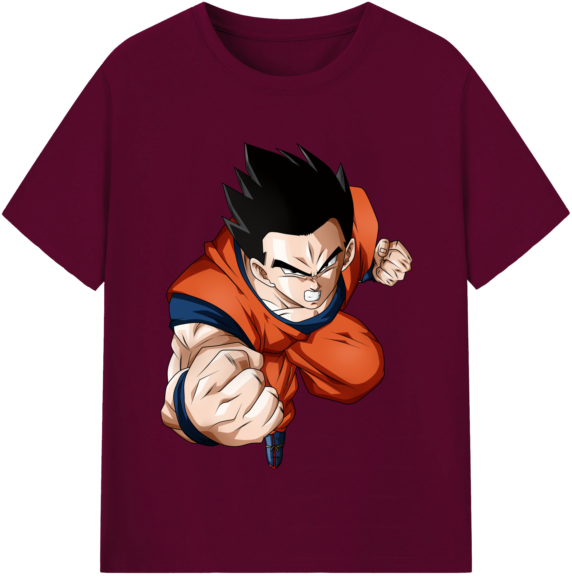 （画像用） ドラゴンボール 孫 悟飯（そんごはん）DRAGON BALL Son Gohan レディースカジュアルプリントTシャツ（綿100％）
